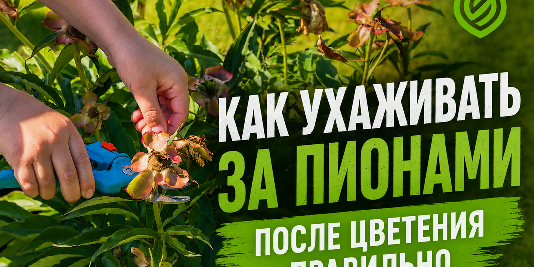 Как ухаживать за пионами после цветения правильно