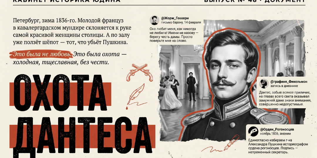 Охота Дантеса: как кокетство стало государственным делом?