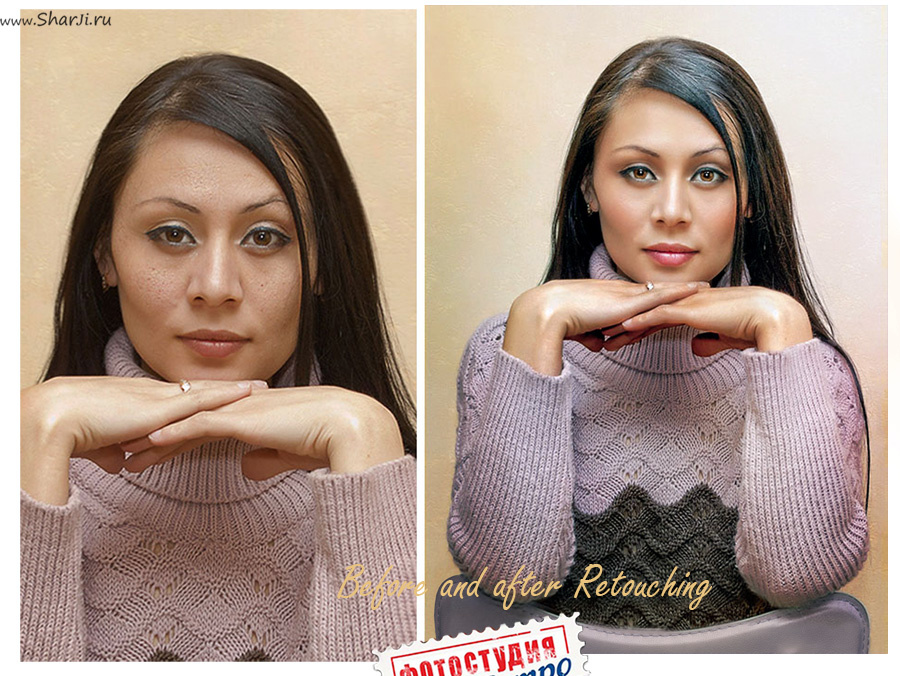 Ретушь кожи в Photoshop