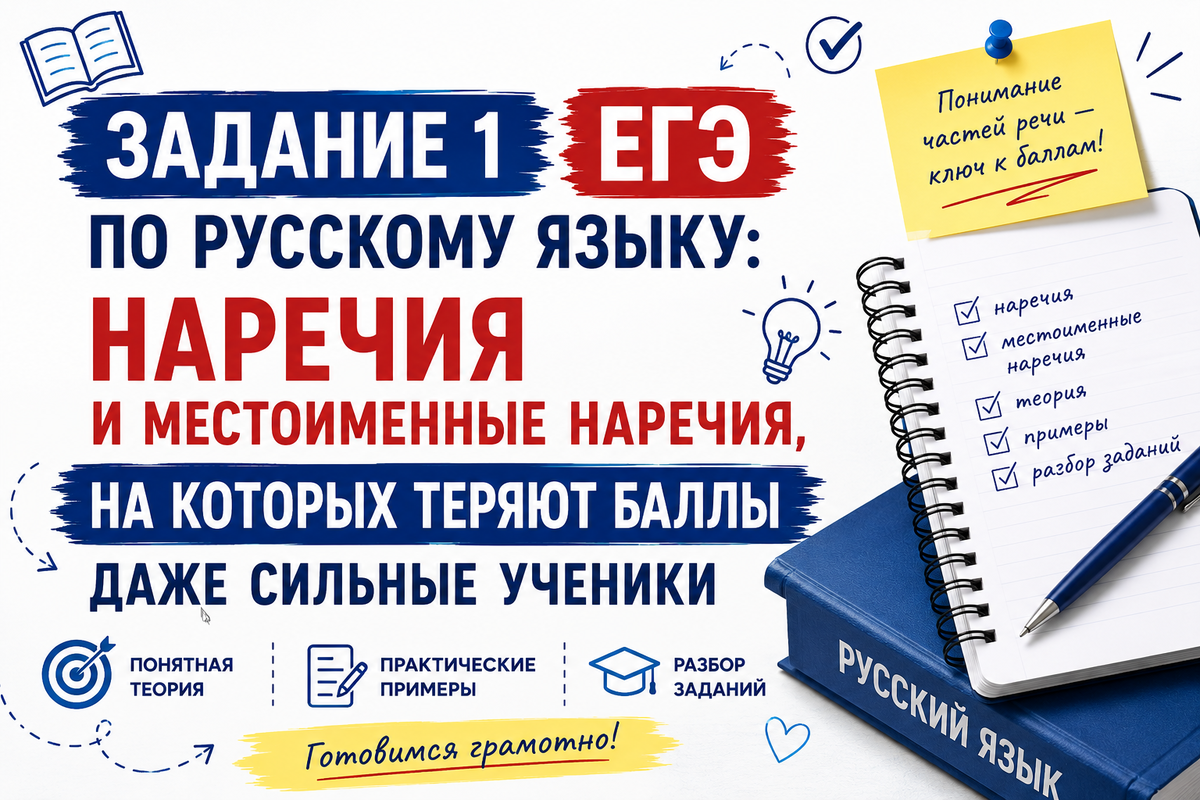 Задание 1 ЕГЭ по русскому языку: теория и практика
