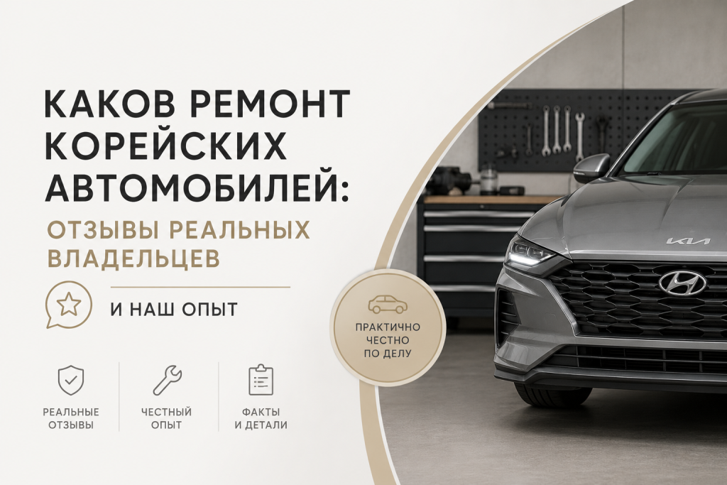    Каков ремонт корейских автомобилей: отзывы реальных владельцев и наш опыт?