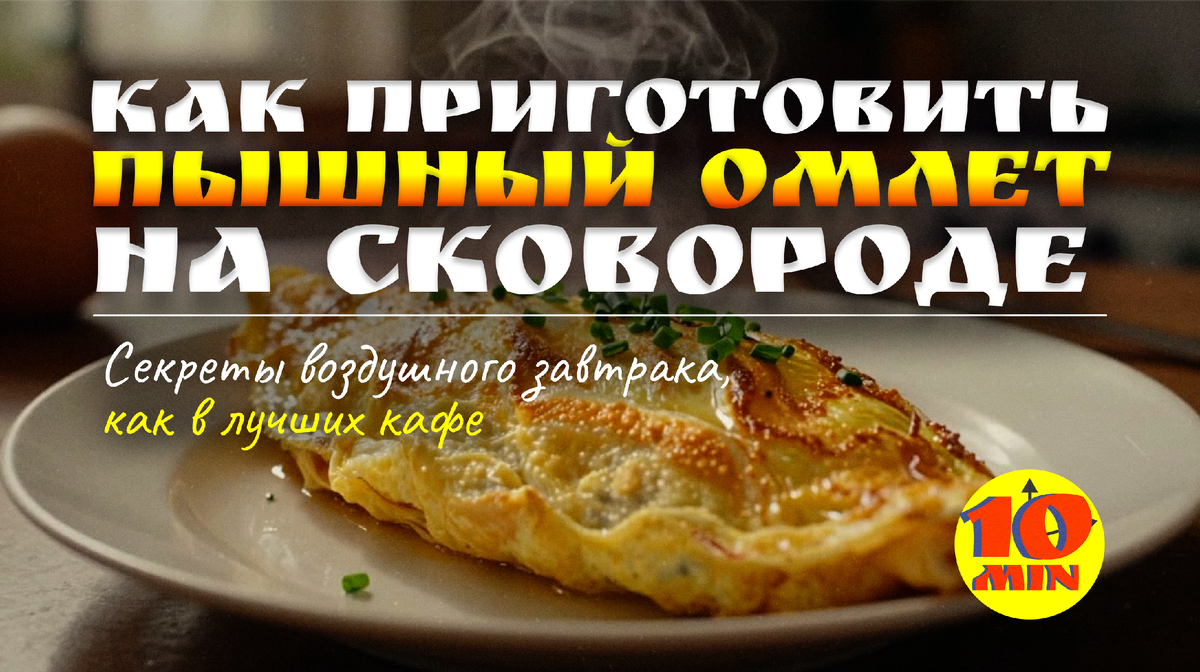 Как приготовить пышный омлет на сковороде: секреты воздушного завтрака, как в лучших кафе