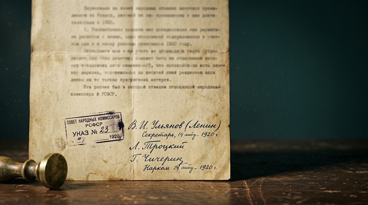 Постановление ревкома №27 — подписи под расстрелом стоят, а имени того, кто решил, в деле нет.