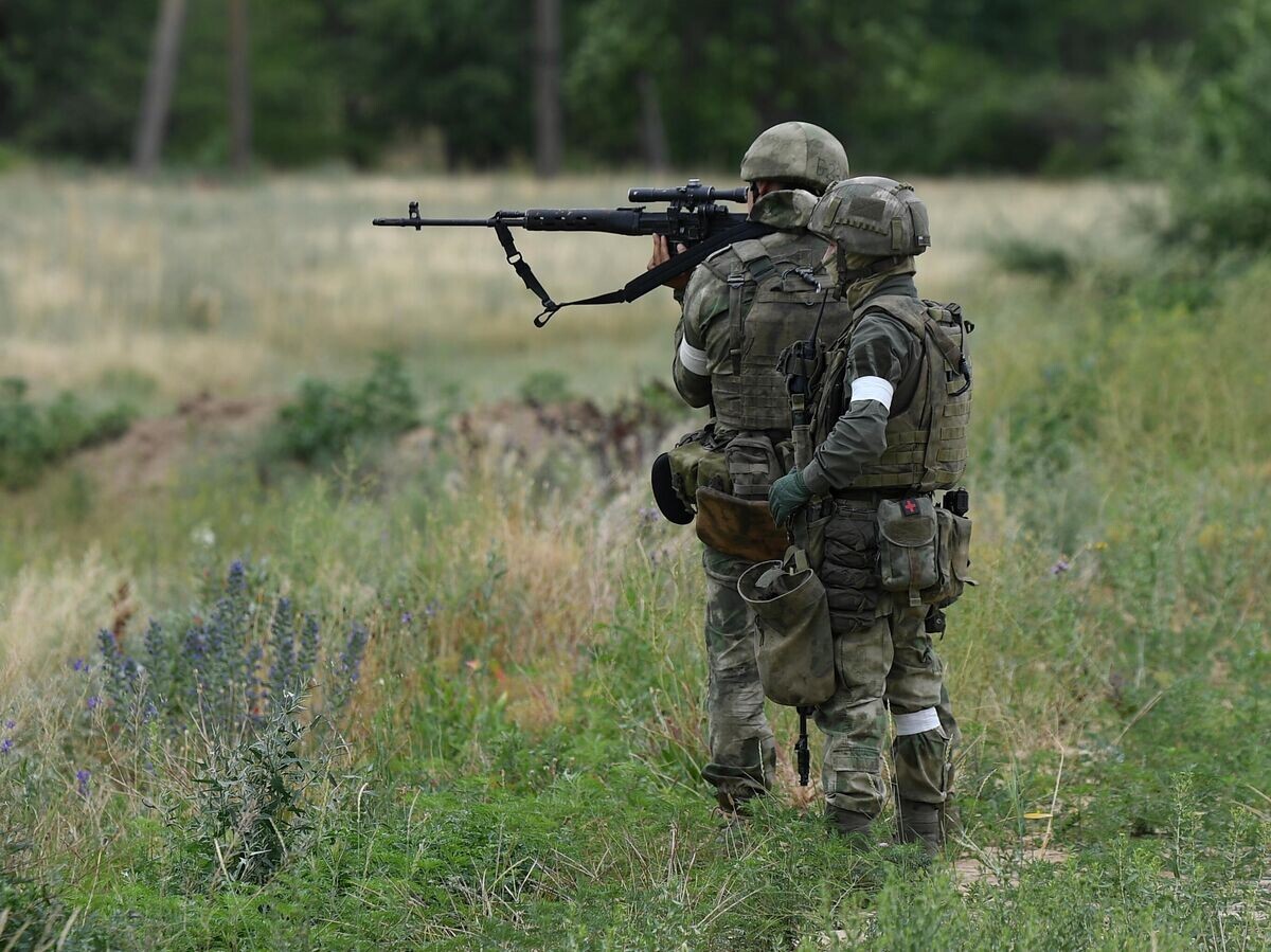    Военнослужащие ВС РФ во время специальной военной операции на Украине | © РИА Новости / Алексей Майшев