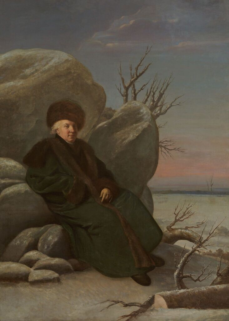 Портрет Г.Р. Державина. Тончи Сальватор. 1801 год.