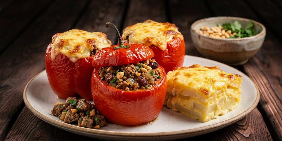 Рокото рельено из Перу: огненный перец Арекипы с мясом, сыром и легендой
