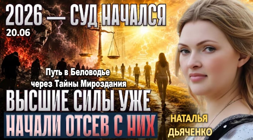 2026 ГОД ОТСЕВА: Почему Высшие Силы проверяют каждого прямо сейчас? НАТАЛЬЯ ДЬЯЧЕНКО