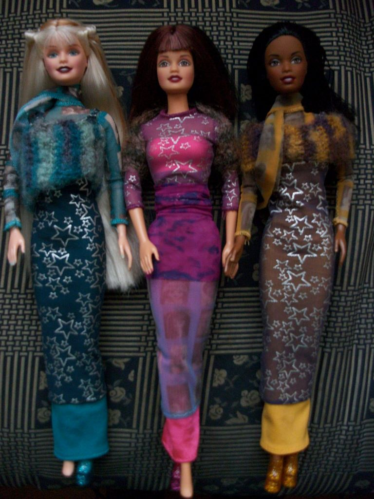 1999-2000 Barbie Hollywood Nails Dolls, Mattel 