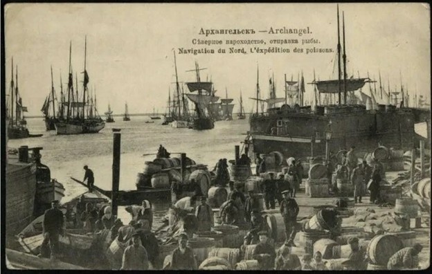 Порт Архангельск в XVII веке Фото из открытого доступа