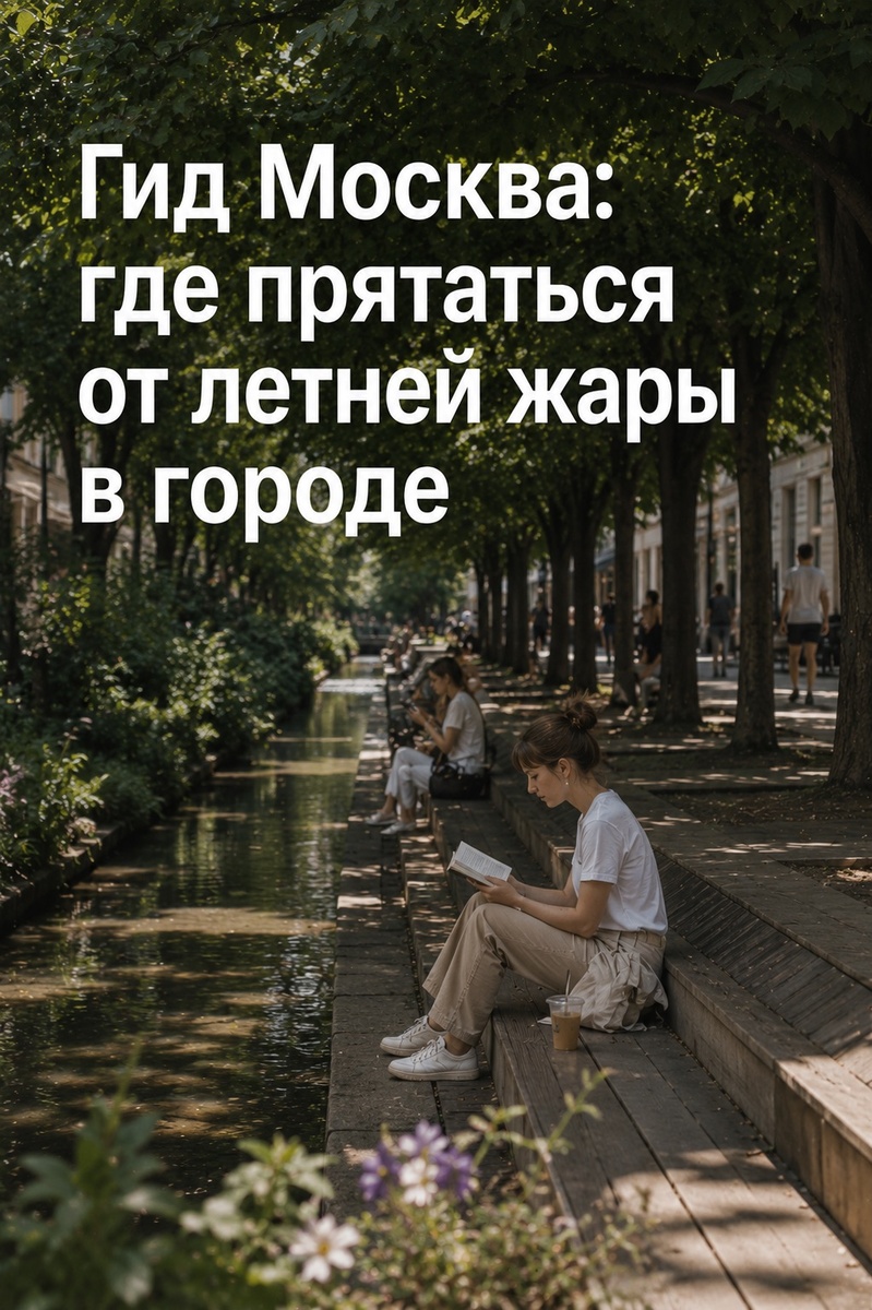 Гид Москва: где прятаться от летней жары в городе