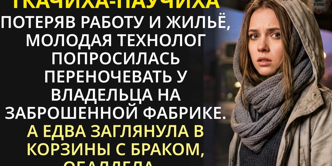 Её выбросили на улицу с коробкой хлама. Внутри лежало то, что спасло чужую фабрику