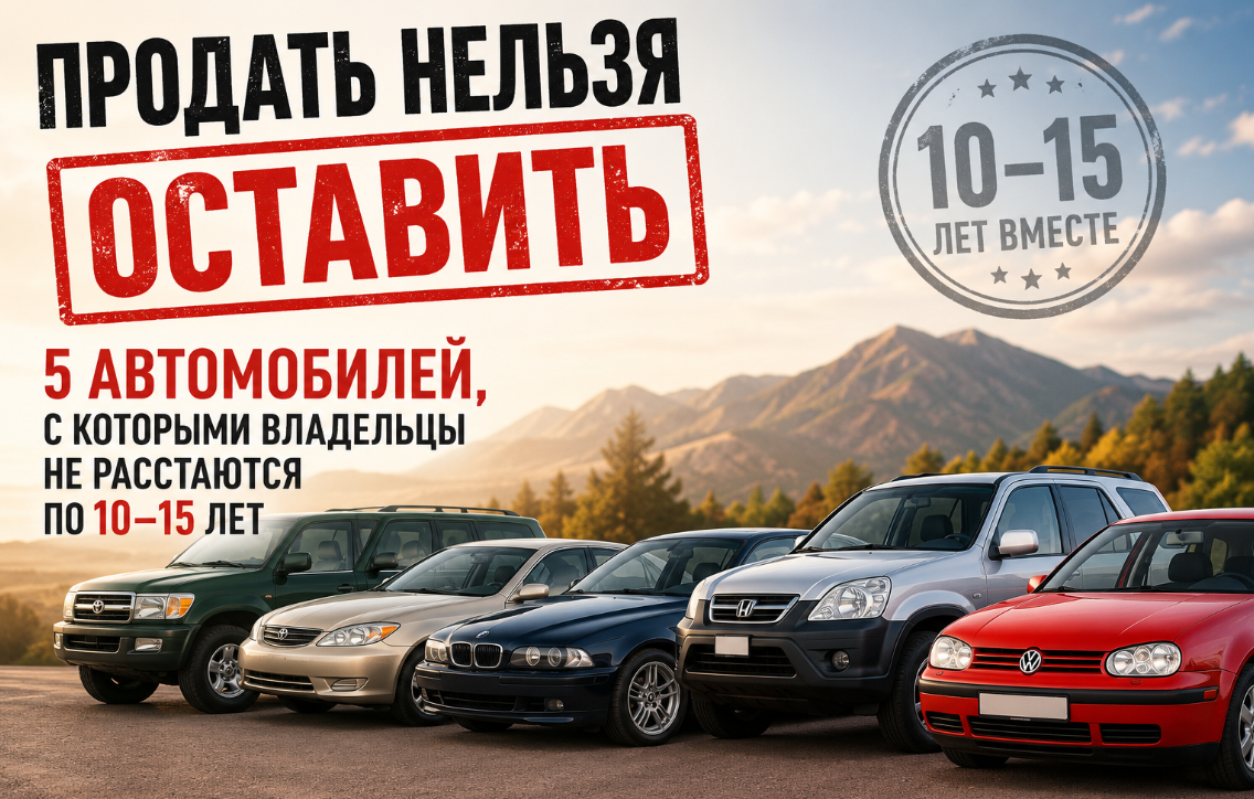 ТОП-5 машин с которыми не расстаются