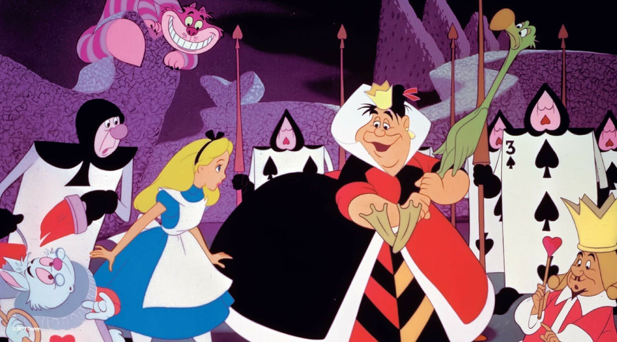 Алиса в стане чудес, мультфильм Disney 1951г 
