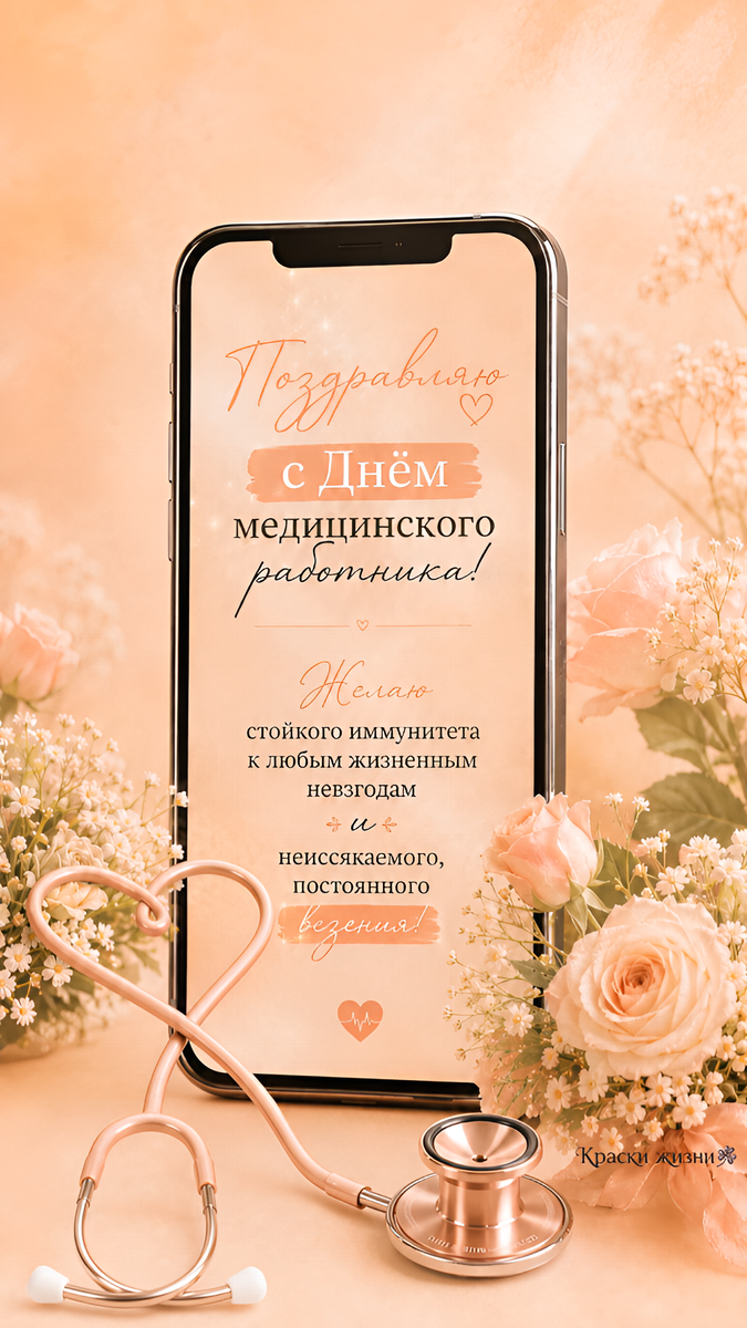 Поздравляю с Днём медицинского работника!