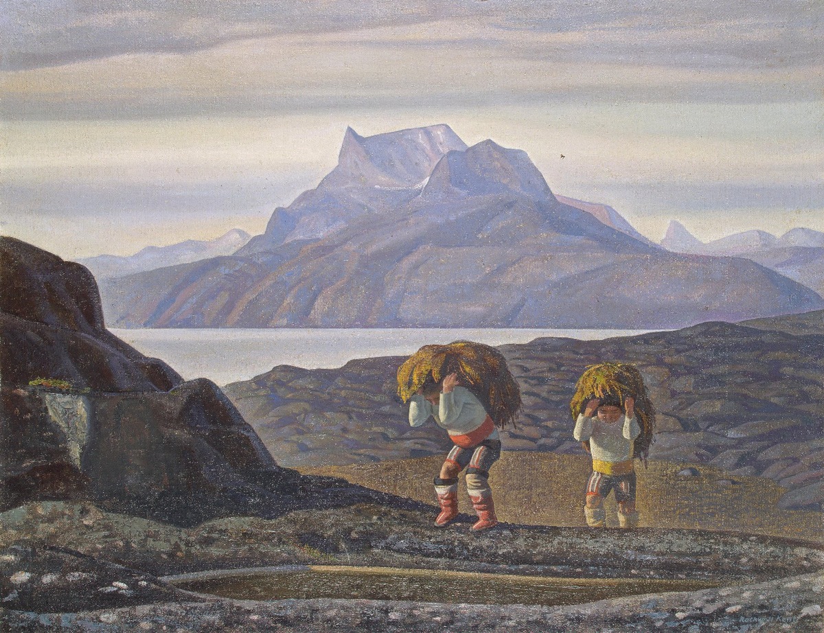 Женская работа: Южная Гренландия. Рокуэлл Кент. США, 1932 год. 