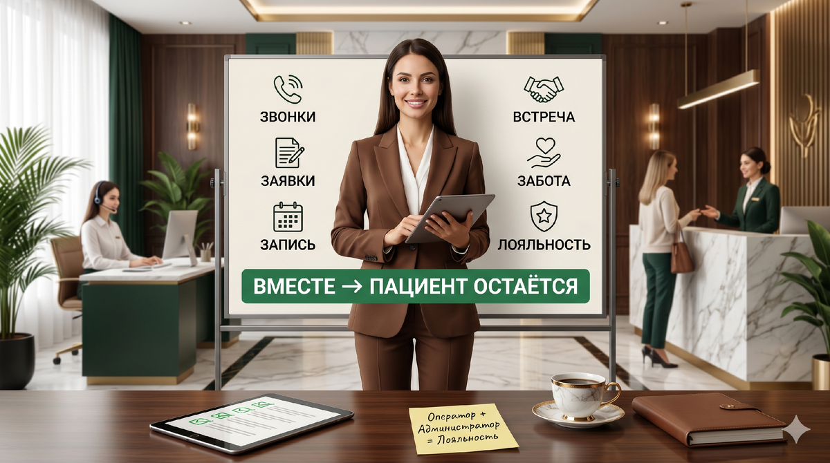 Оператор vs администратор в клинике