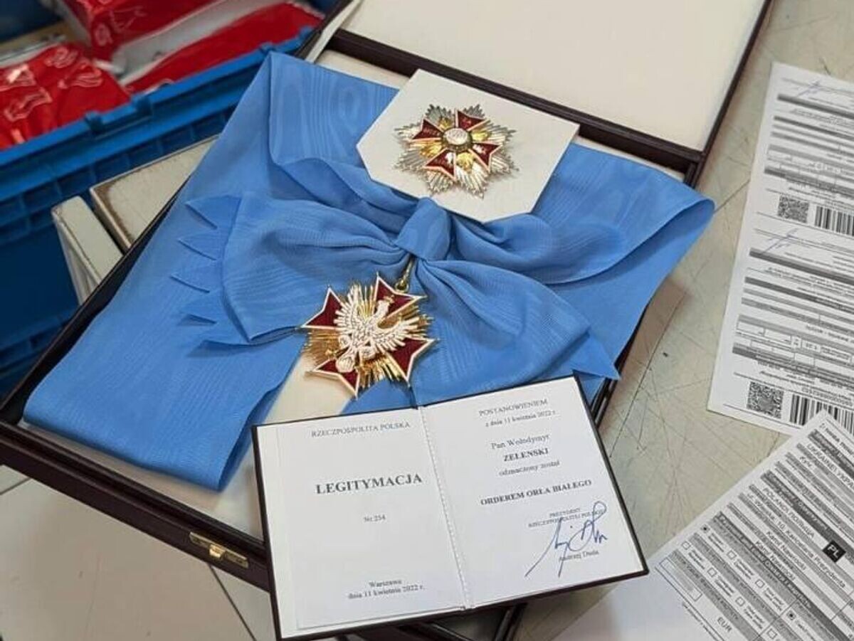    Орден Белого орла Владимира Зеленского | © Фото : пресс-служба Владимира Зеленского