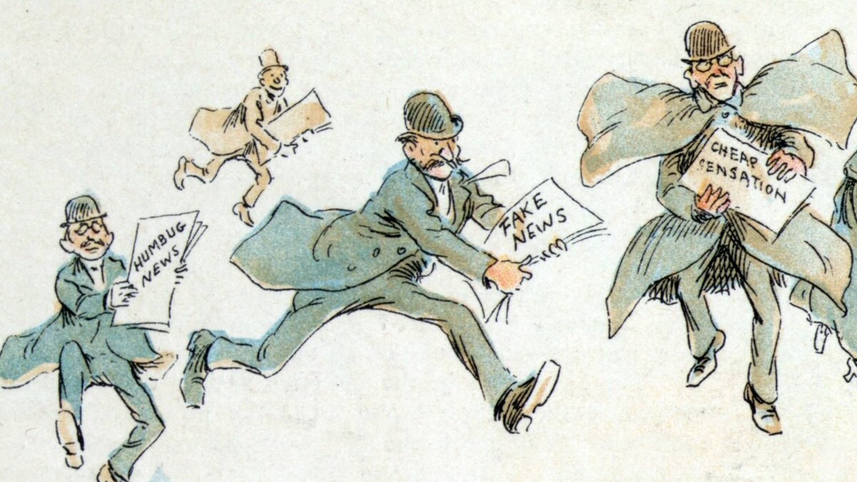     Фредерик Бурр Оппер. «Фейковые» новости. 1894