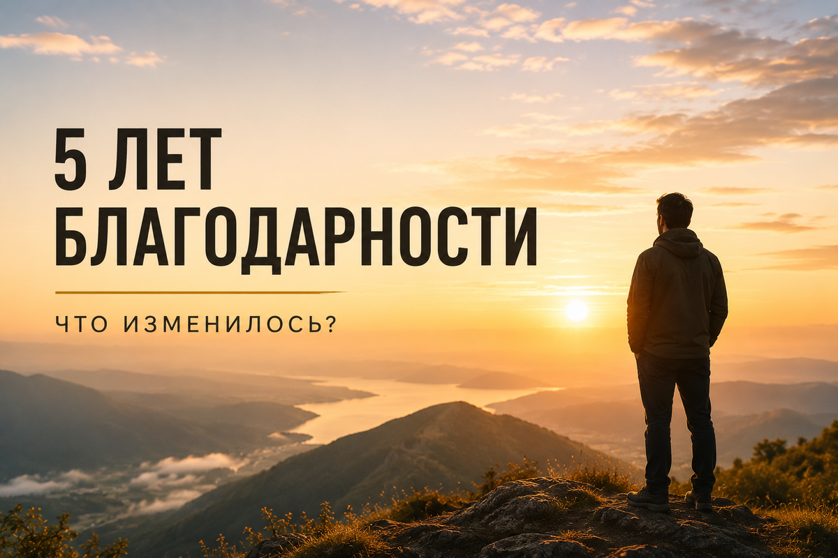 Как я 5 лет веду дневник благодарности и что изменилось