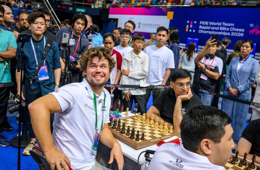 Лидер команды мировых шахматных звёзд WR Chess Магнус КАРЛСЕН доволен итогами первого дня Командного чемпионата мира по блицу в Гонконге.