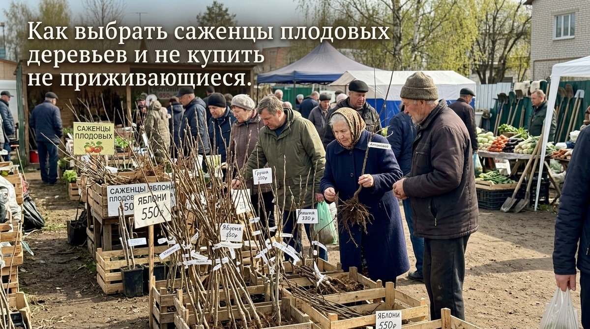 Как выбрать саженец яблони или груши, который будет плодоносить 30 лет