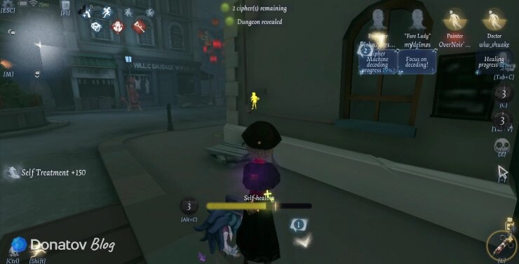    Доктор в матче в Identity V