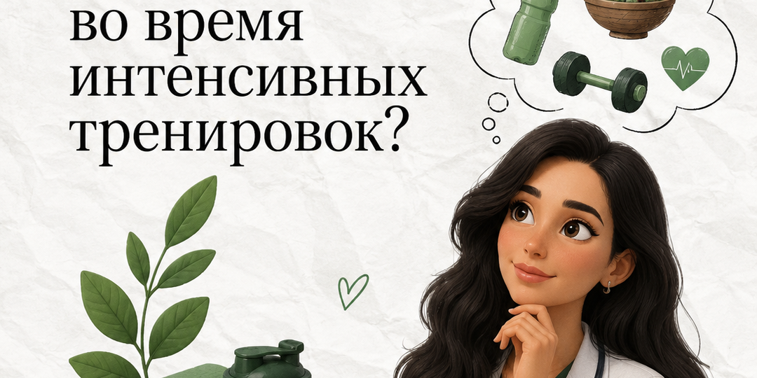 Как я поддерживаю организм во время интенсивных тренировок?