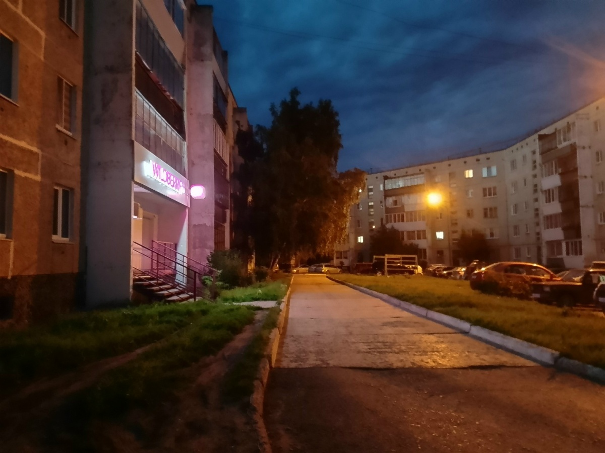 вот в этом дворе бегают ёжики ночами