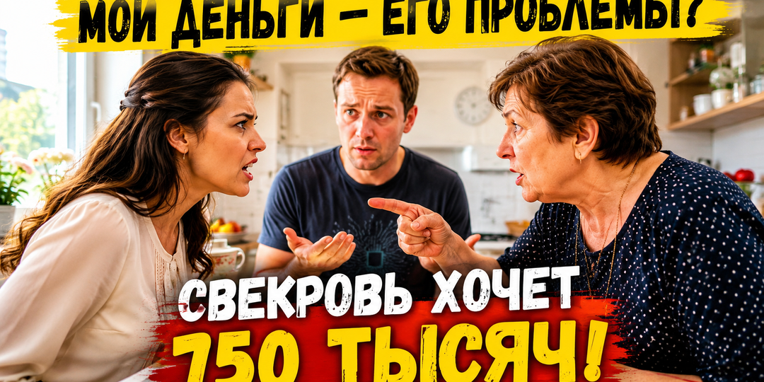— Ты уже составила список на 750 тысяч? Отлично. Только платить будете не вы», — сказала свекровь и положила на стол чужие документы
