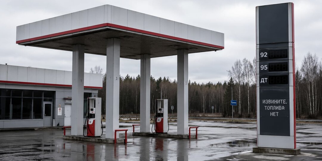 В Крыму полностью остановили свободную продажу топлива, бензин отпускают только спецслужбам