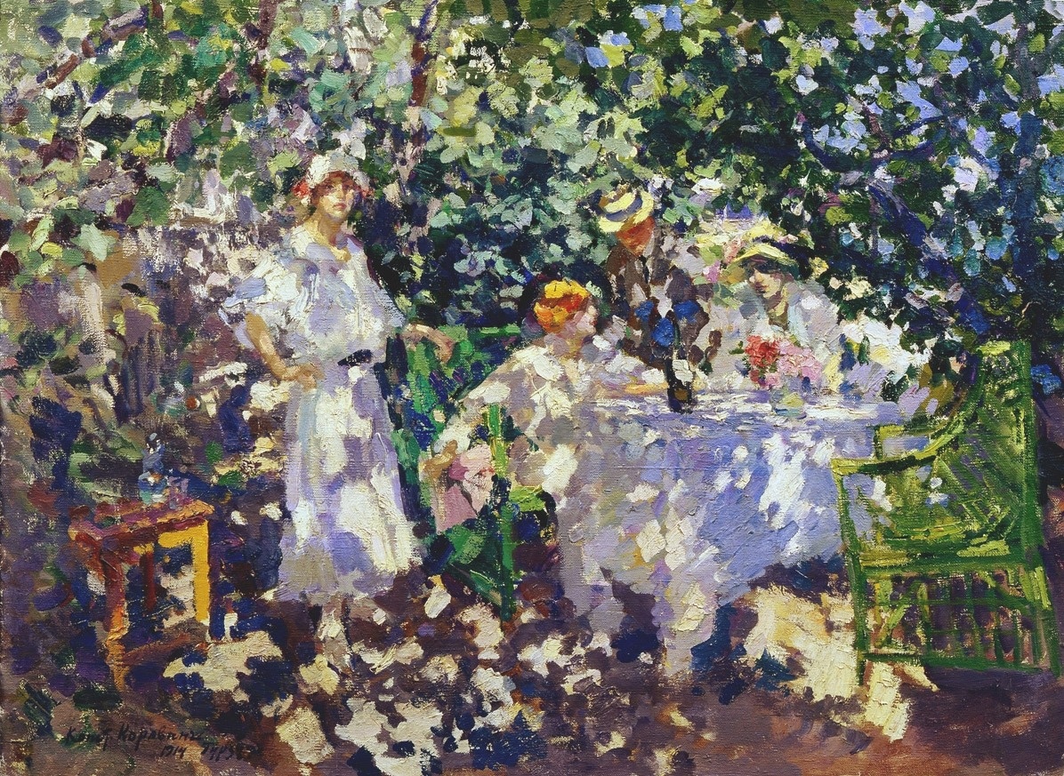 Коровин Константин Алексеевич, В саду, Гурзуф
