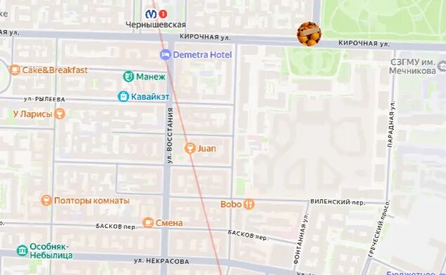   Фото: скрин сервиса «Яндекс Карты»