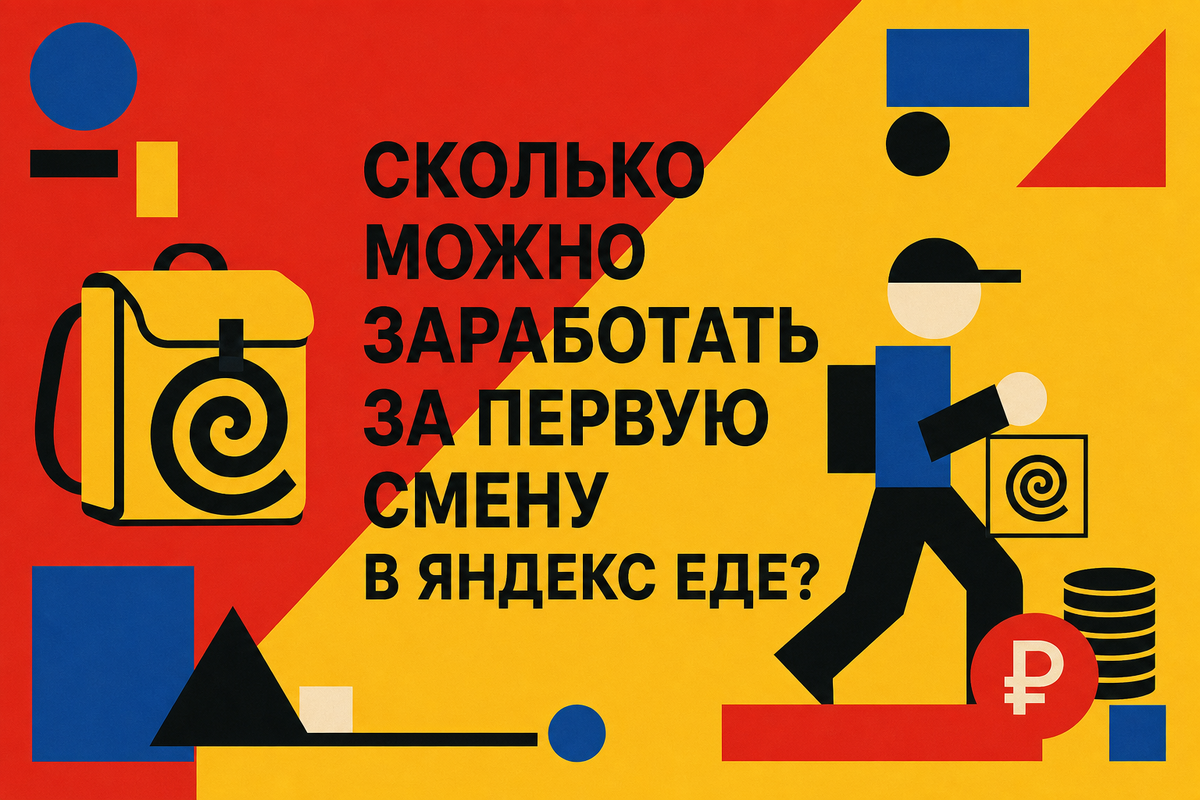 Сколько можно заработать за первую смену в Яндекс Еде