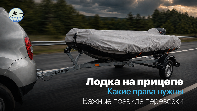 Права для лодки на прицепе