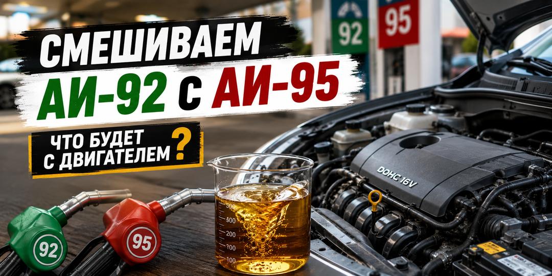 Миф о «чистом» АИ-92: что будет с двигателем, если смешать с АИ-95