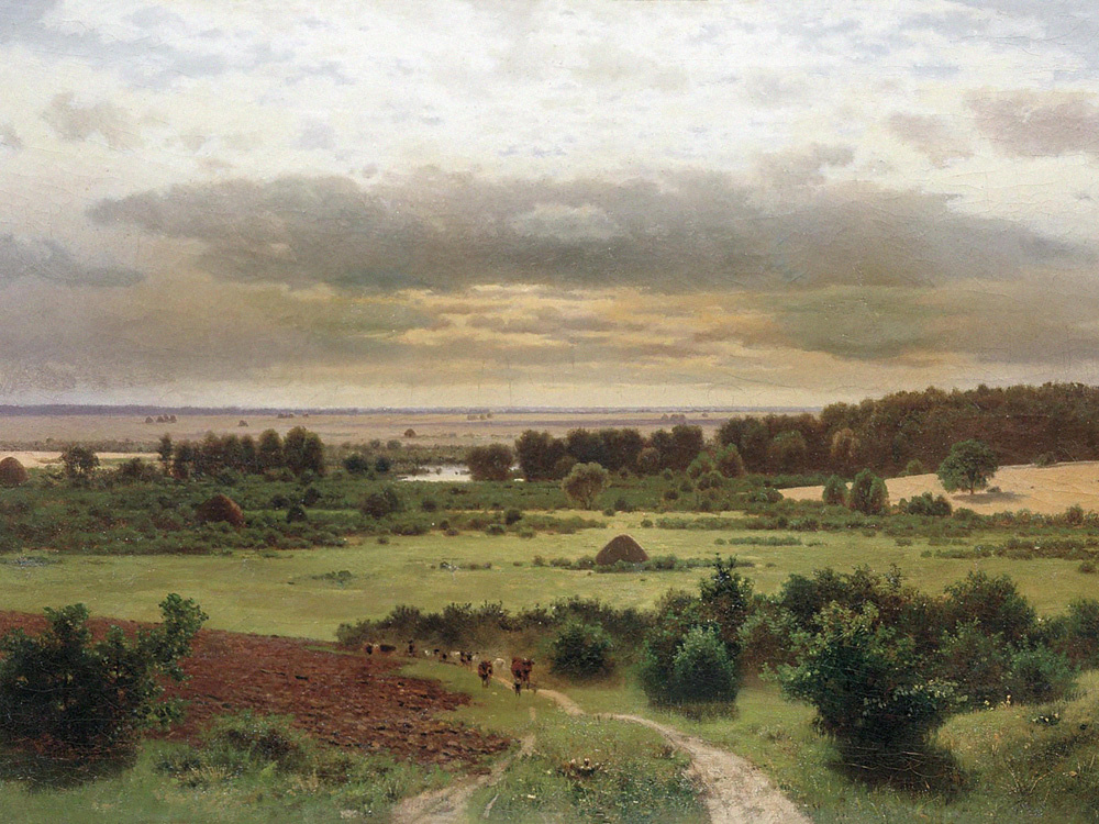 Картина К. Крыжицкого — «Лесные дали» (1886). Артикул: 145044
