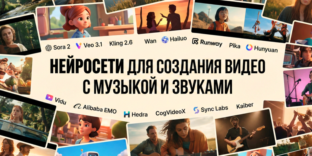 🎬 Новые нейросети для создания видео и фото: кажется, будущее снова наступило раньше времени