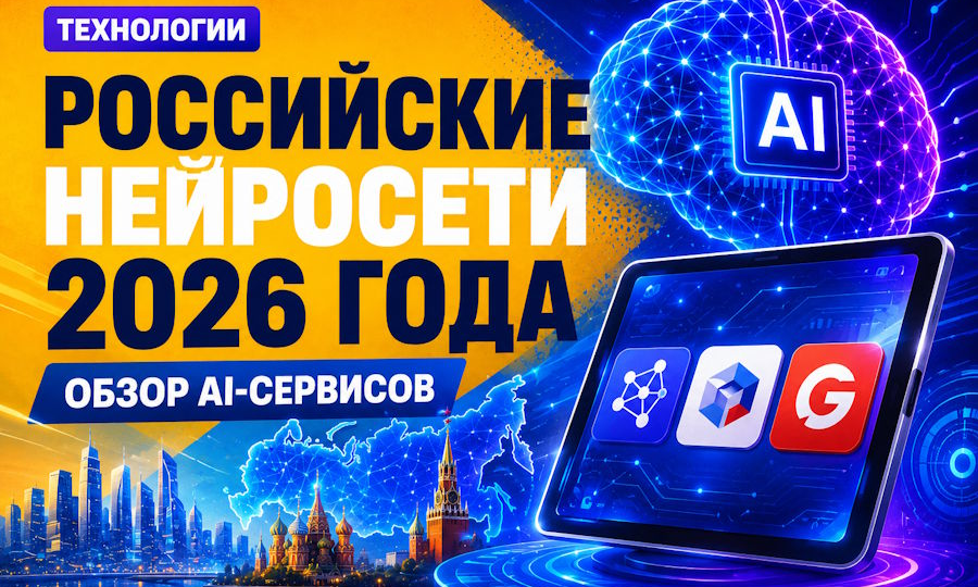🧠 Какие российские нейросети появились в 2026 году? И почему о некоторых из них говорят всё чаще