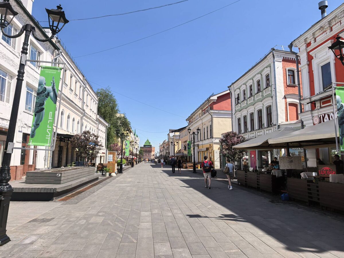 Большая Покровская улица Нижнего Новгорода. Фото автора блога