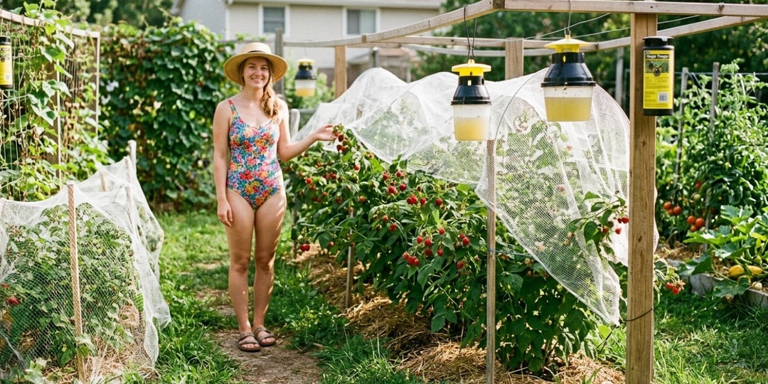Как подготовить малину к борьбе с осами 🐝🍇