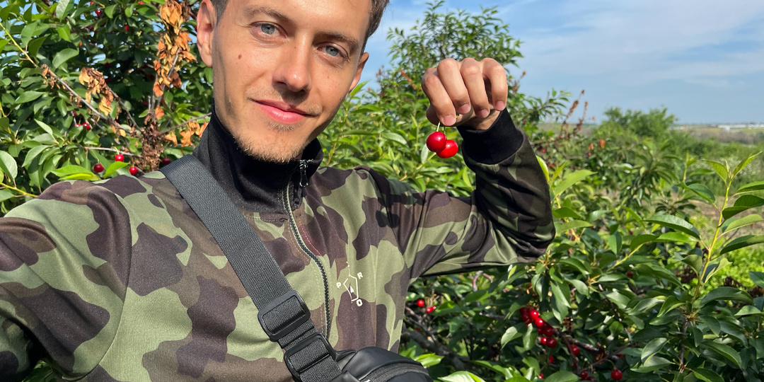 Сегодня прошелся до сада вишни посмотреть, как там вообще дела