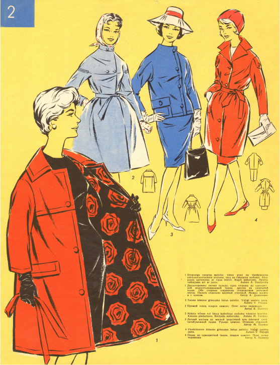 "Rigas Modes", 1962г., весна-лето