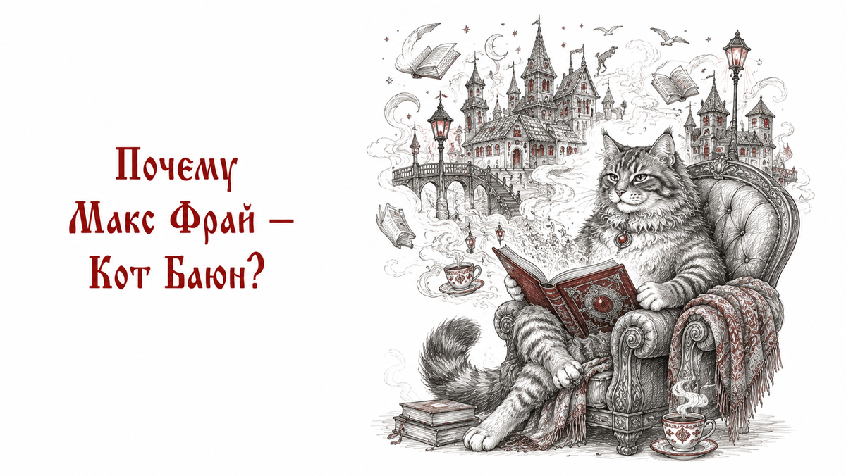 Макс Фрай — это не просто писатель, а создатель целого выдуманного мира, в который хочется проваливаться снова и снова.