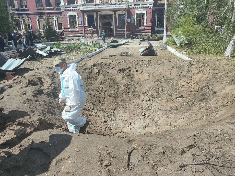    Колледж в Старобельске после атаки БПЛА Константин КНЯЗЕВ
