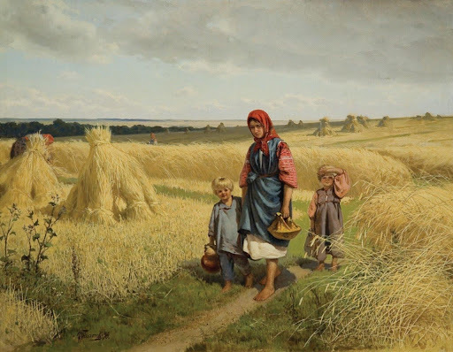 Жатва. Картина Н.А. Богатова, 1896 г. 

Воронежский Областной Художественный Музей