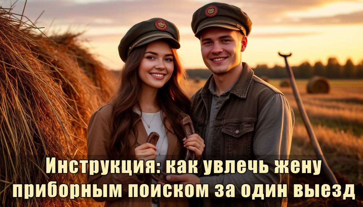 Приборный поиск как семейное хобби. Пошаговое руководство, как увлечь жену или мужа копом, выбрать второй металлоискатель и организовать первый совместный выезд.