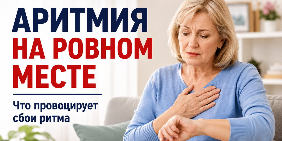 Аритмия на ровном месте: что чаще всего провоцирует сбои ритма,