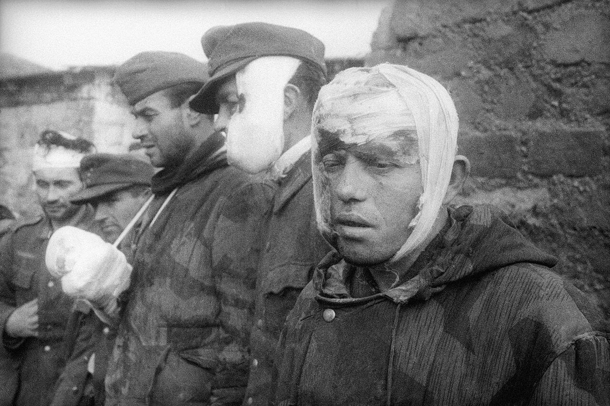Пленные солдаты Вермахта. 1944 год