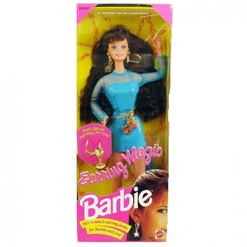 
Earring Magic Barbie Doll brunette, фото из интернета
