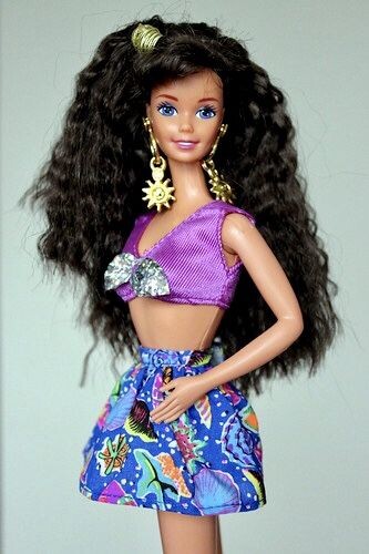 Earring Magic Barbie Doll brunette, фото из интернета